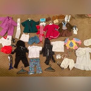 52 American Girl Doll Clothes & Accessories from the Early 2000s